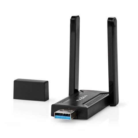 USB Wi-Fi adapteris (su antena) 300Mbps Nedis